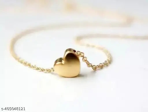 Gold Heart Shape Necklace Chain