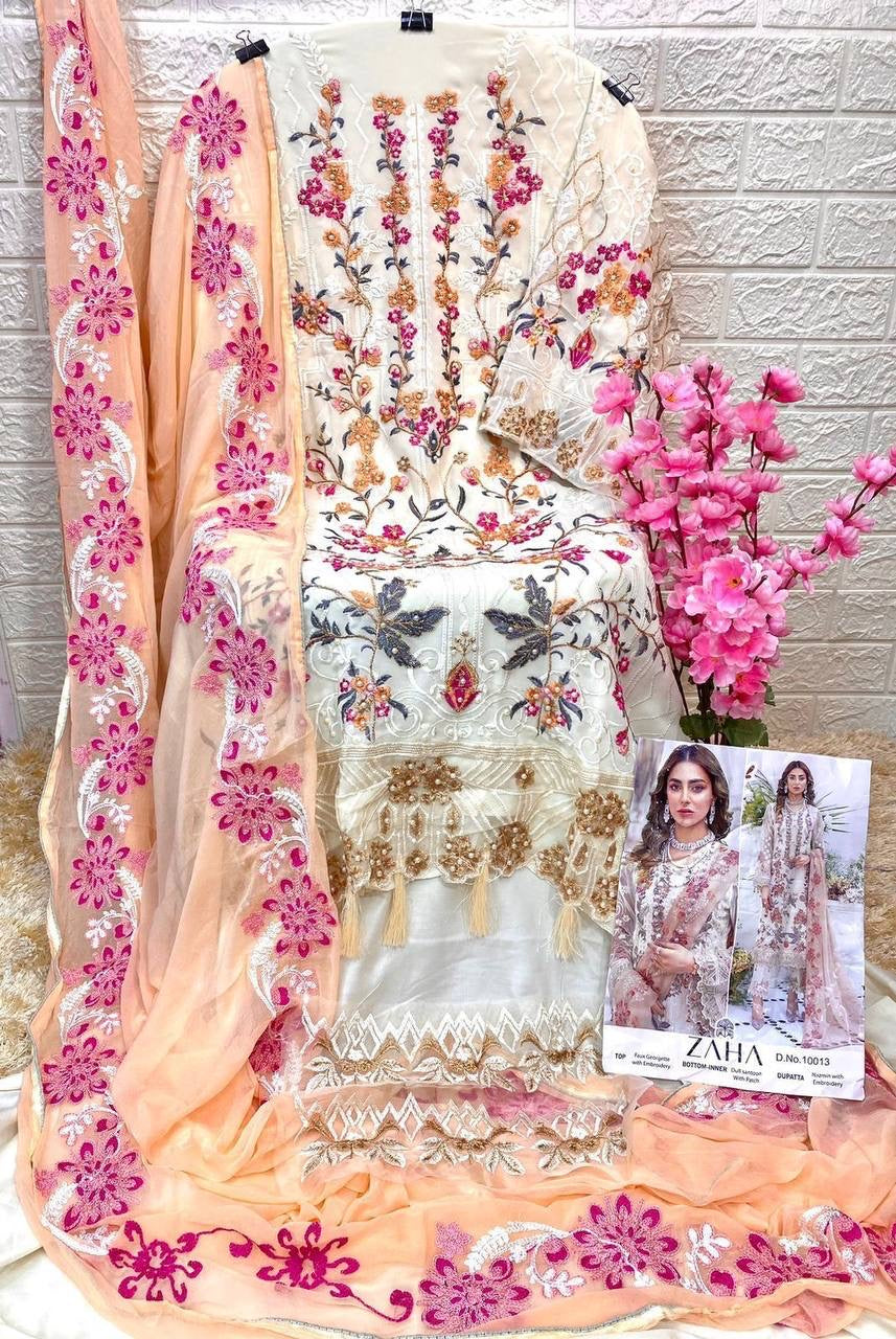 Premium Embroidered Pakistani Suit – AST011