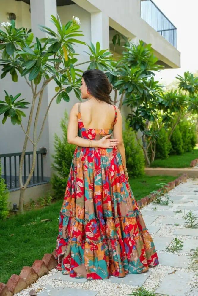 Festival Special Frill Gown  | Code: LKN12