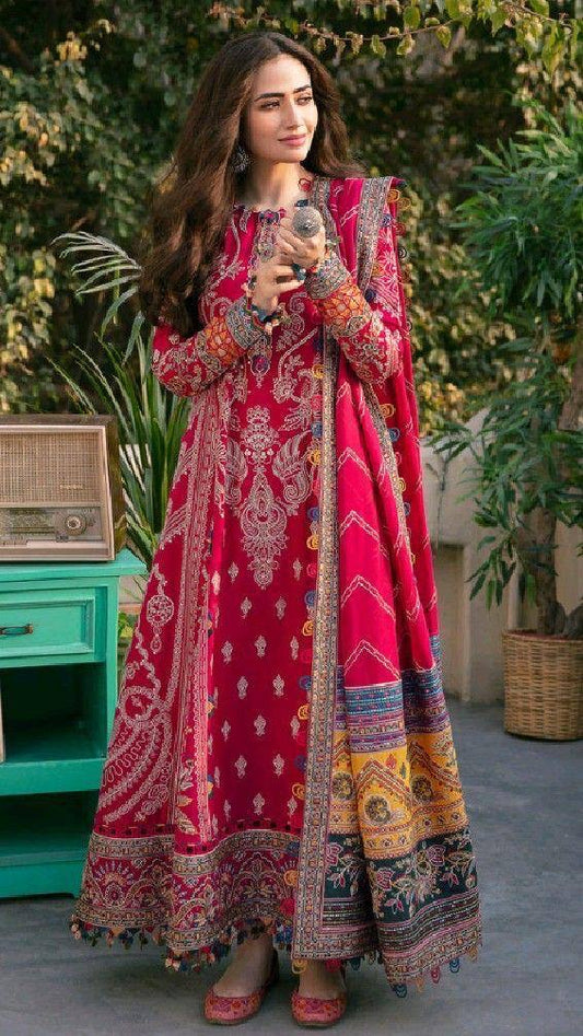 Premium Printed Pakistani Suit – GEL01