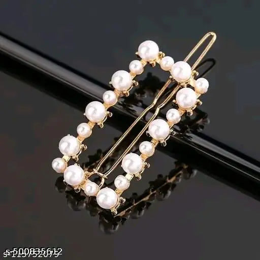 Elegant Crystal Hair Clips – Set of 6 for Women