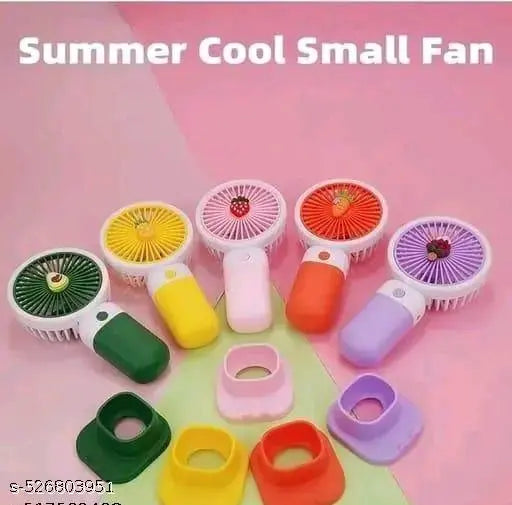 Portable USB Fan Set of 2 – Rechargeable, Handy, Compact
